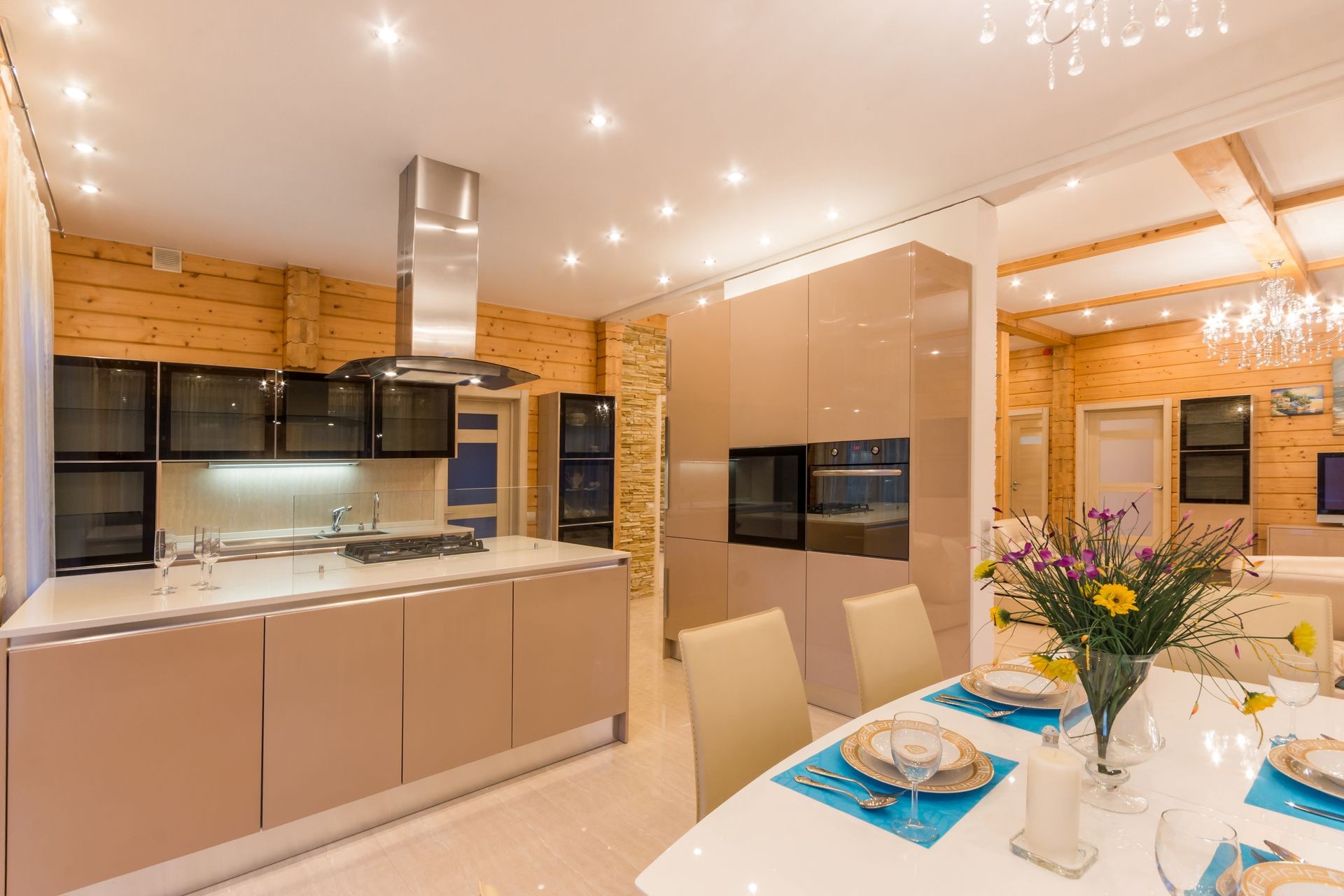 Luxury dining room with new appliances Luxury dining room with new appliances